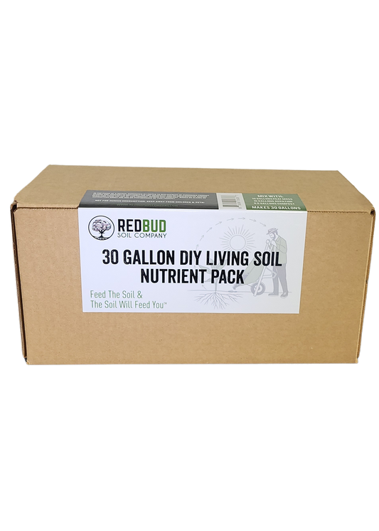DIY Living Soil | Nutrient Pack | 30 Gallon