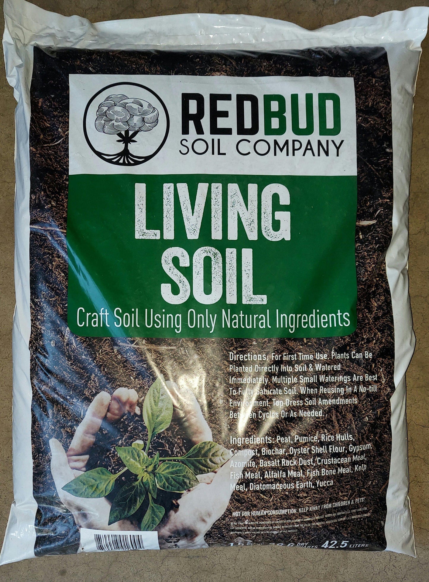 1.5 Cubic Foot Bag Organic No-Till Living Soil